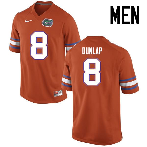 NCAA Florida Gators Carlos Dunlap Men's #8 Nike Orange Stitched Authentic College Football Jersey CYC0464SY